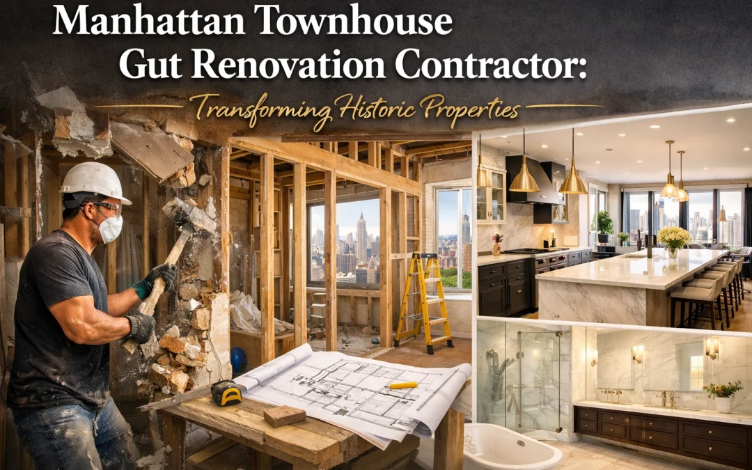 Manhattan Townhouse Gut Renovation Contractor: Transforming Historic Properties