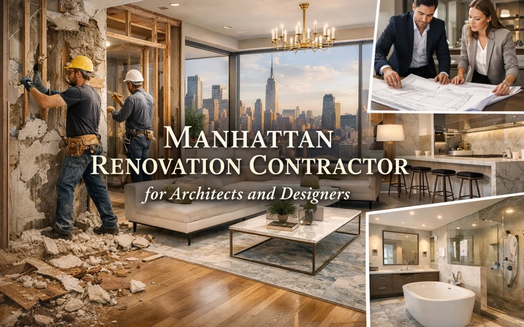 Manhattan Renovation Contractor for Architects and Designers