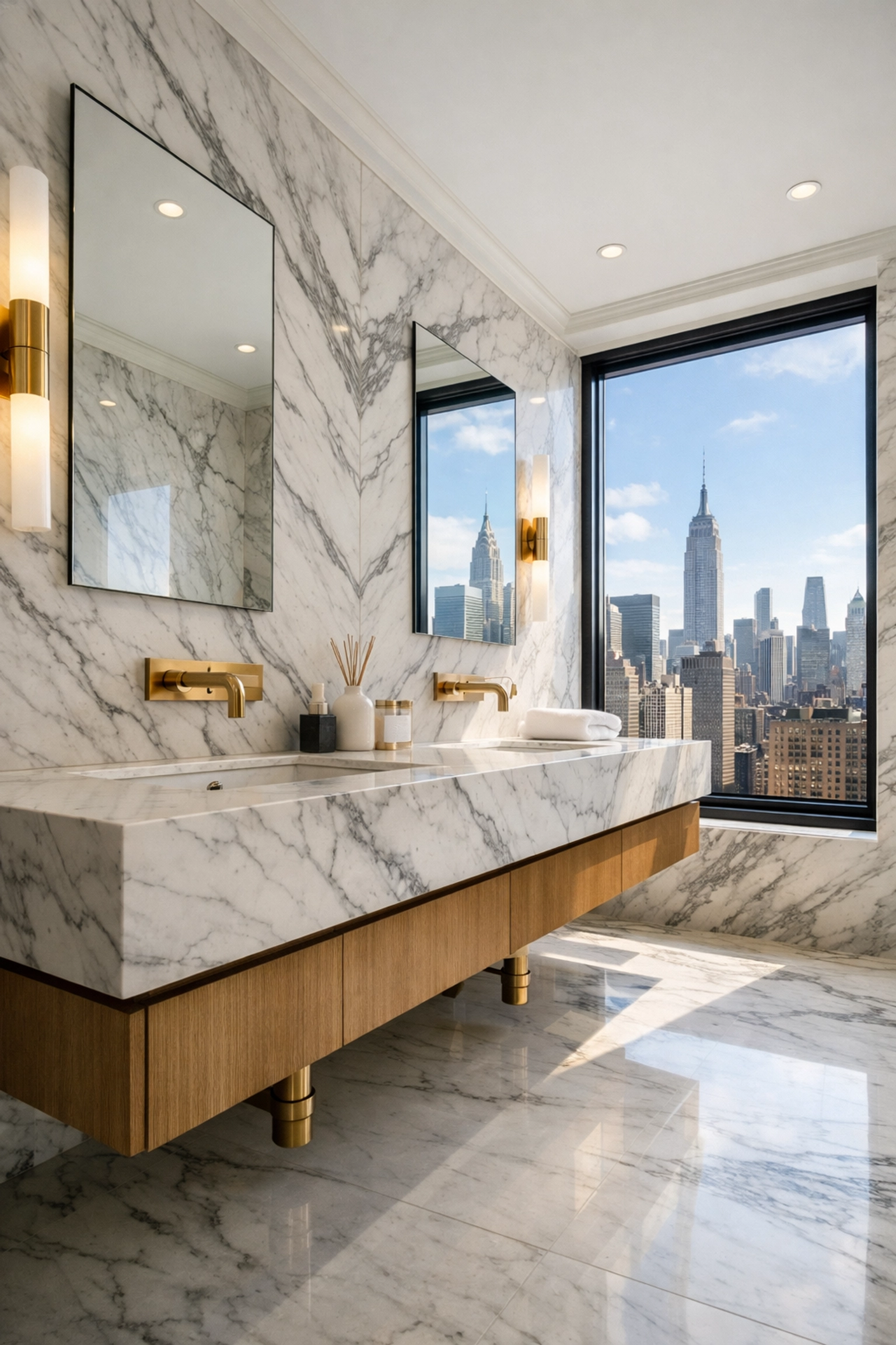 Manhattan co-op bathroom renovation waterproofing and plumbing riser access planning for wet-area compliance