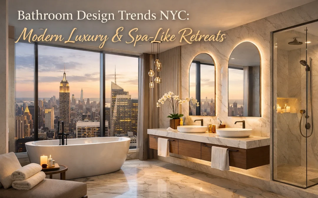 Bathroom Design Trends NYC: Modern Luxury & Spa-Like Retreats