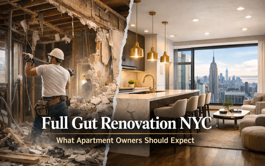Full Gut Renovation NYC: What Apartment Owners Should Expect