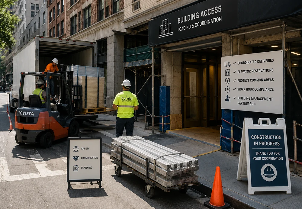 Safety Coordination at Building Access