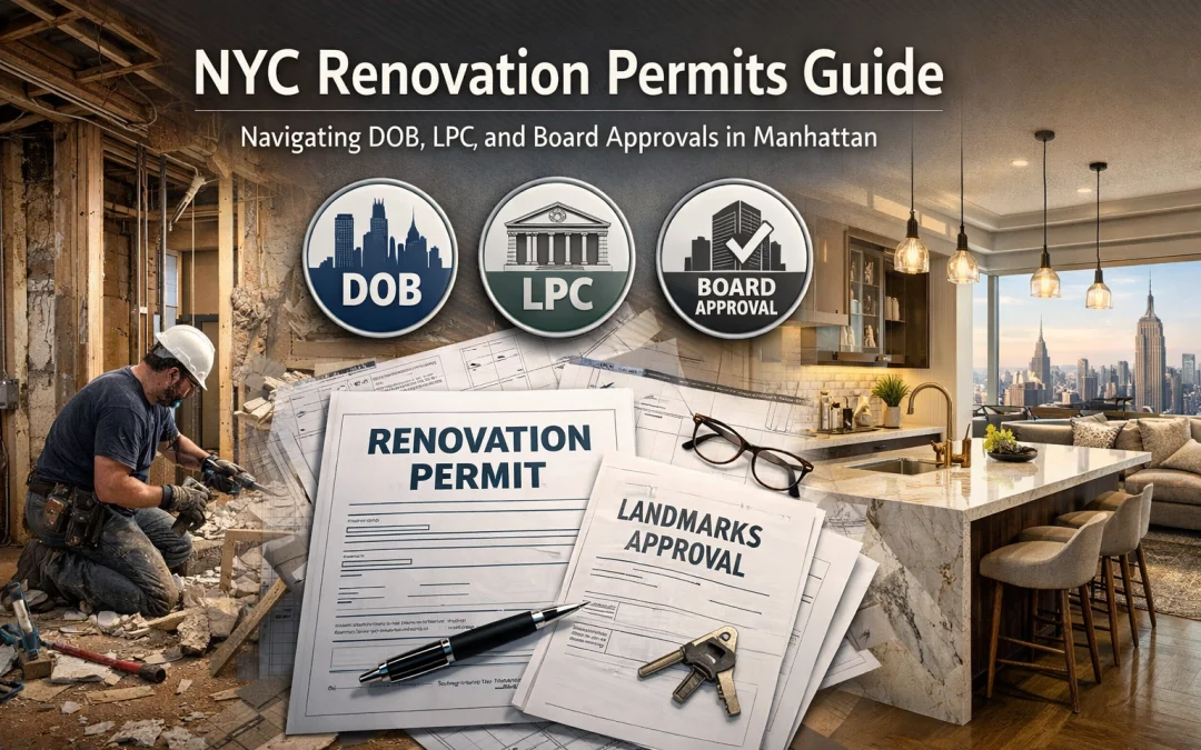 NYC renovation permits Guide – Navigating DOB, LPC, and Board Approvals in Manhattan