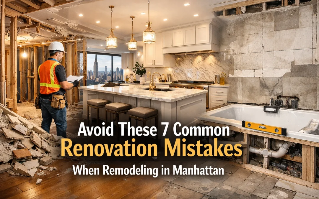 Avoid These 7 Common Renovation Mistakes When Remodeling in Manhattan