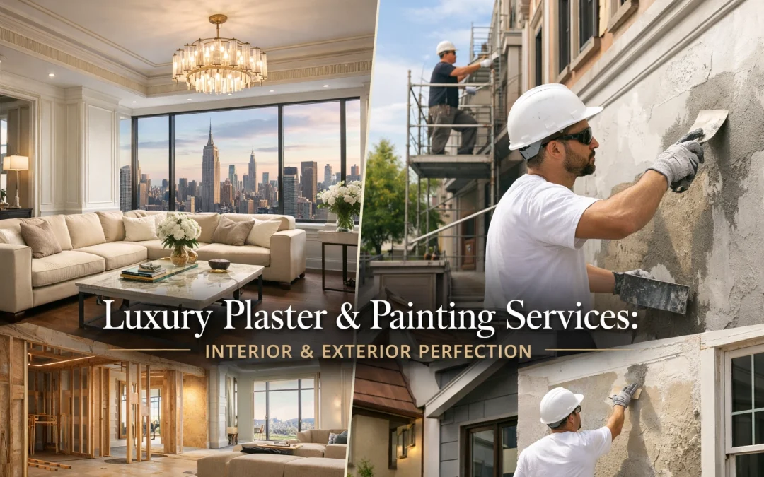 Luxury Plaster & Painting Services: Interior & Exterior Perfection
