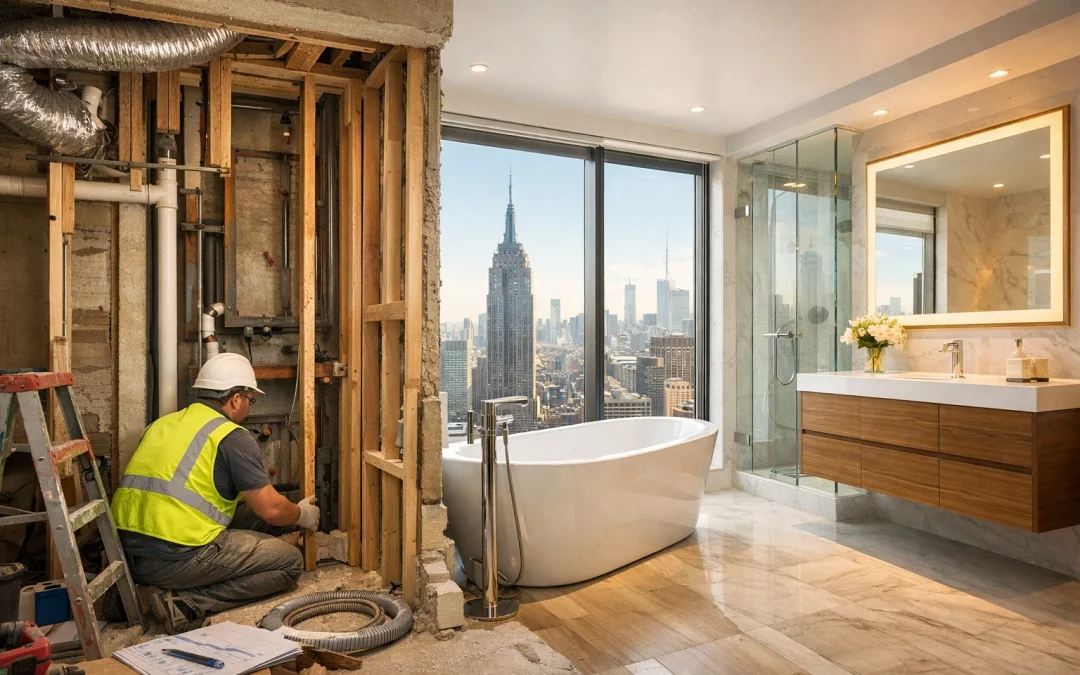Moving a Bathroom in a Manhattan Apartment