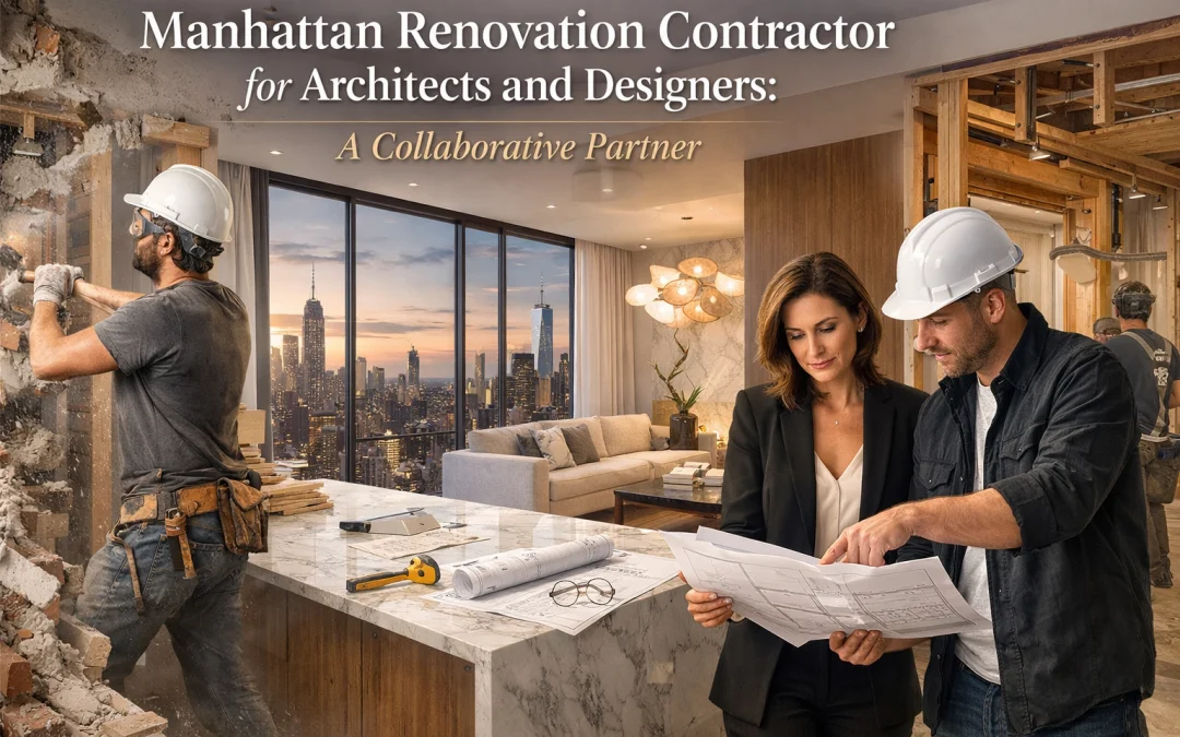 Manhattan Renovation Contractor for Architects and Designers: A Collaborative Partner