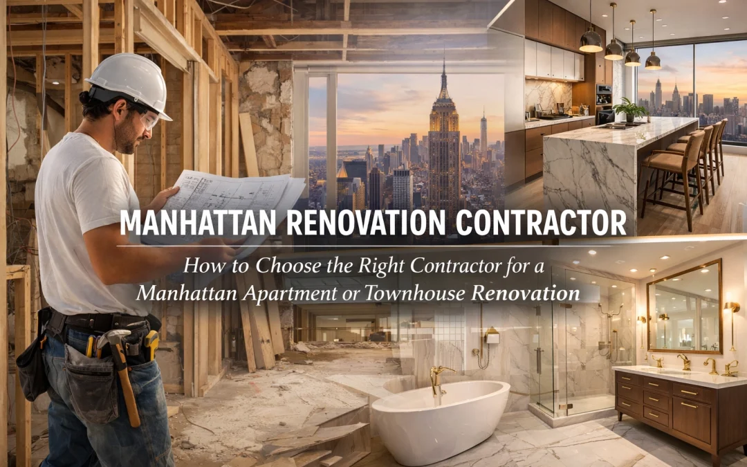 Manhattan Renovation Contractor: How to Choose the Right Contractor for a Manhattan Apartment or Townhouse Renovation