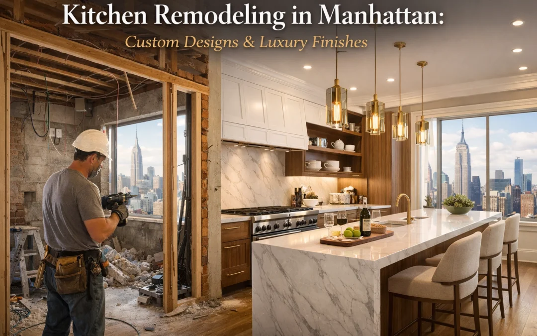 Kitchen Remodeling in Manhattan: Custom Designs & Luxury Finishes
