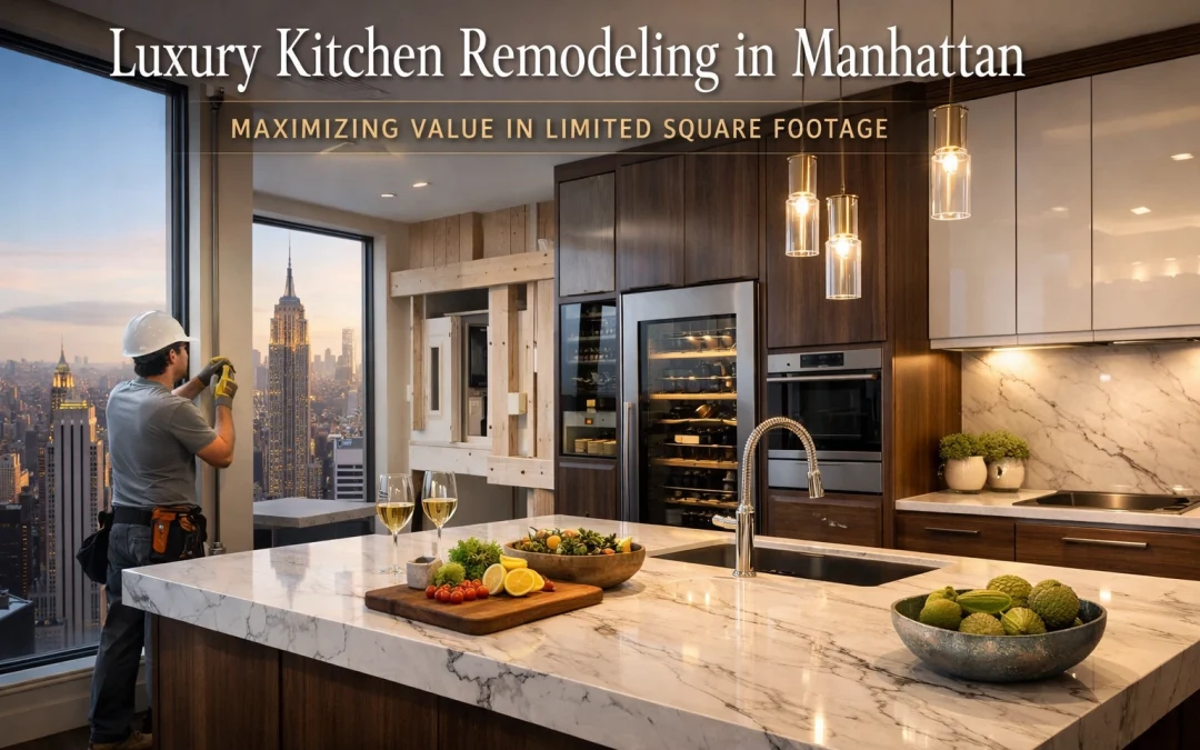 Luxury Kitchen Remodeling in Manhattan: Layout, Materials and Style for Small Spaces